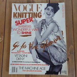 Vintage 1991 Vogue International Knitting Magazine